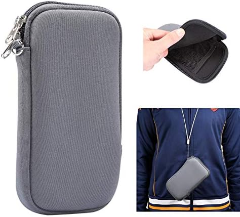 Телефонска футрола, носење на Neoprene телефонски ракав, 5,4 инчи Универзална мобилна торбичка мобилна торба со патент компатибилна со iPhone 12 Mini, SE 2020,11 Pro, XS, X, 8,6, Mobile COV