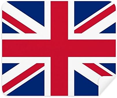 Велика Британија Национално Знаме Европа Земја Чистење На Крпа За Чистење На Екранот 2 парчиња Велур Ткаенина