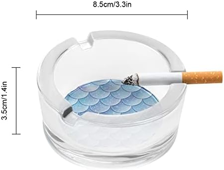Сирена шема на кожата пушење пепелска стакло цигара цигара од цигара, фиока за таблички за пушачи