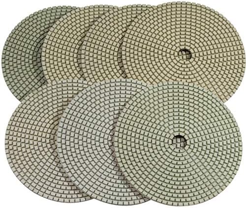 Стадеа PPD135N 4 Влочки за полирање на суви дијаманти Гранит за плочки бетон Травертин мермер Терацо Подот на подот, Комплет