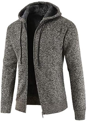 Менти палта и јакни, Едноставен палто со качулка, активен долг ракав, пад на удобна целосна поштенска јакна цврста боја16