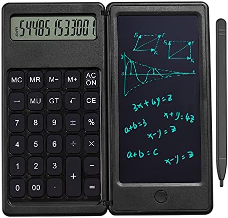 6-инчен калкулатор за комуникација и преклопување на екранот на ЛЦД, дигитална табла за цртање, 12-цифрени копчиња со пенкало за враќање на