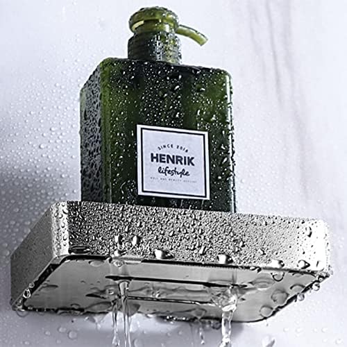 Држач за сапун за сапун, прилагодлив wallиден сапун за прилагодлив туш за туширање на сунѓер за бања/кујна