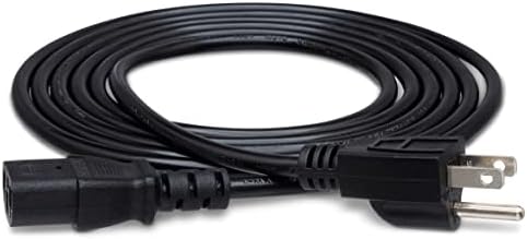 HOSA PWC-141.5 IEC C13 до NEMA 5-15P кабел за напојување, 1,5 стапки