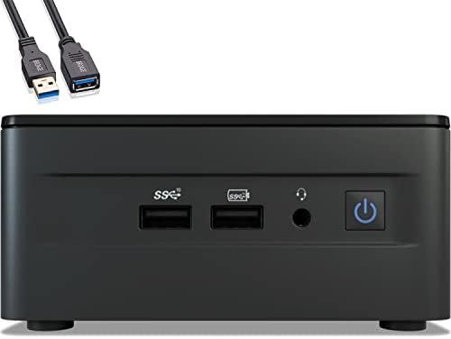 Интел 2023 NUC 13 Pro Cit NUC13ANBi7 Barebone Систем Висок Мини Компјутер Десктоп, 13-Ти Генерал 12-Основни i7-1360P до 5.0 GHz,