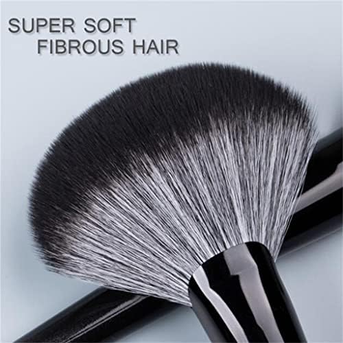 N/A козметичка четка-црна сребрена серија за коса меки четки-бегнер и професионална алатка за убавина, изработувајте пенкало (боја: а, големина