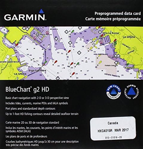 Garmin BlueChart g2 Канада сол/Слатководни мапа microSD Картичка