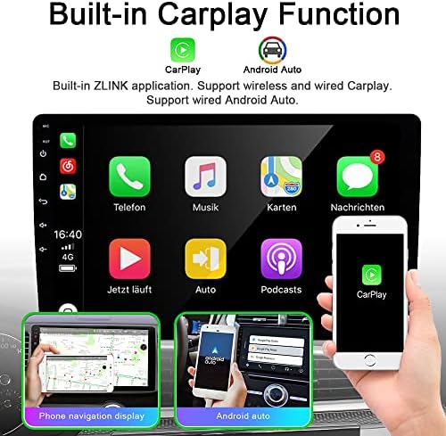 Андроид 12 Радио CarPlay &засилувач; Андроид Авто GPS  Навигација Стерео 9 ' Touchscreen Wifi Headunit Замена За Hyundai Соната