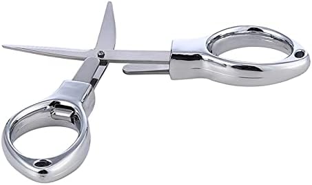Ножици на ткаенини за склопување на риболов со седум метални, сите метални ножици од не'рѓосувачки челик за шиење производи Училишни материјали, сребро