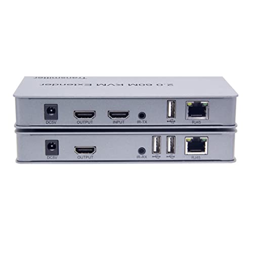 RERERPTG HDMI-Компатибилен KVM USB Екстендер Аудио-Видео Екстендер Преку Етернет Cat5e/6