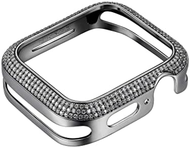 СКАЈБ Троен Хало Вооружен Метал Заштитна Кутија За Накит За Серијата Apple Watch 1, 2, 3, 4, 5, 6, СЕ Уреди-40мм