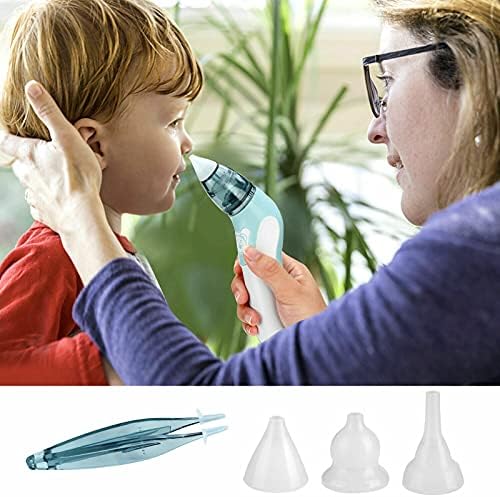 Ванкокон Бебе нозален аспиратор - Електричен нос вшмукување за бебе - Автоматски пијалак за новороденчиња за новороденчиња - отстранувач на мукос на батерија за де?
