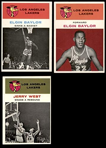 1961-62 Флеер Лос Анџелес Лејкерс екипа го постави Лос Анџелес Лејкерс ВГ/екс+ Лејкерс