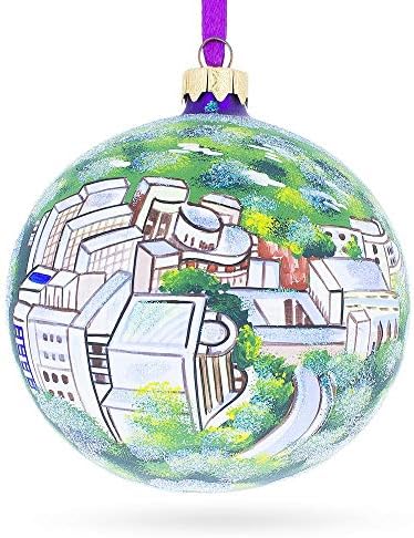 Лос Анџелес, божиќен украс на стаклена топка во Калифорнија 4 инчи