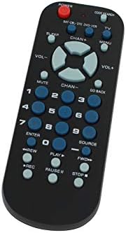 Замена за RCA со 3 -уреди Универзален далечински управувач со големина на дланка - компатибилен со симфонискиот ТВ - далечински код 0171