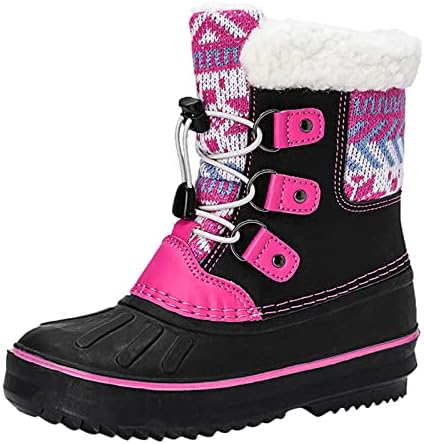 Бебе чевли Девојче деца чевли Снежни чизми девојки момчиња на отворено водоотпорни топли чизми со памучни снежни чизми бебе девојчиња чевли