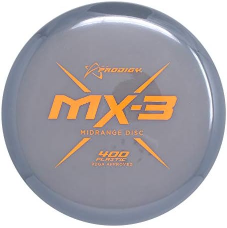 Prodigy Disc 400 Mx-3 Midrange | Малку преголем диск за голф на диск со средна боја | Пластика за квалитет на турнејата | Контролабилност
