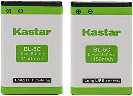 Замена на батеријата Kastar BL-5C 1-пакет за RTX 8630, RTX 8830, Snom M65, Snom M85, T-Com Octophone 8232, T-Com Octophone 8242, T-Com Sinus A806,