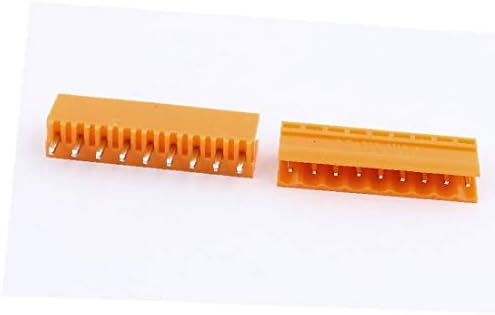 X - DREE 50PCS AC300V 3.96 mm Теренот 9P Директно Седиште Приклучок Приклучок Pcb Терминал Блок Конектор(50PCS AC300-V 3.96 mm Теренот 9P