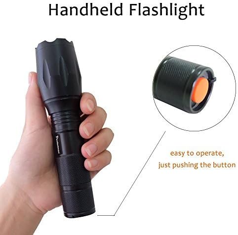 Водоотпорна тактичка фенерче за водоотпорна светлина на Fershil со модао 1500lm со 5 режими за пешачење, кампување, итни случаи