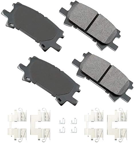 Акебоно ултра-премиум керамички задни влошки за сопирачките, сиви