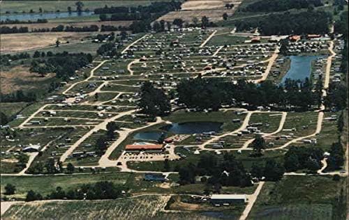 Џелистоун Парк Камп-Одморалиште Плимут, Индијана Во Оригинална Гроздобер Разгледница