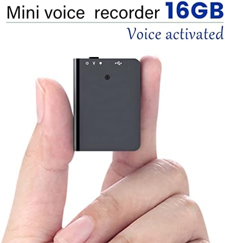Bhvxw Мини Звучен Рекордер Глас Дигитален Уред За Аудио Снимање Професионален Мал USB Mp3 Активиран