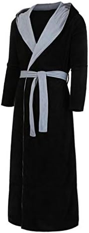 Uxzdx cujux Обични мажи бањарки фланели облечени со аспиратор со долги ракави двојки мажи жени облечена кадифен шал кимоно топло