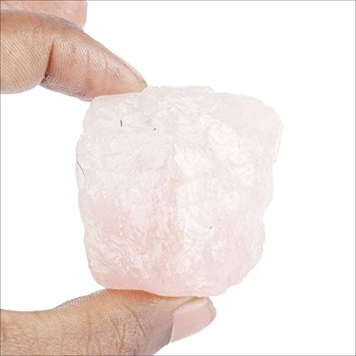 GemHub Природна сурова груба роза кварц 645,15 ct. Скапоцен камен груб кристал за правење накит, заздравување, декорација