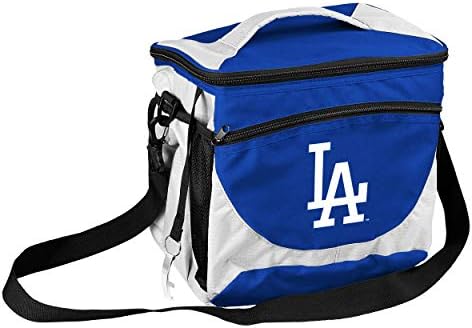 лого -мрежи MLB Лос Анџелес Доџерс ладилни 24 конзерви, тимски бои, една големина, сина боја
