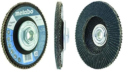 Метабо - Апликација: Челик/не'рѓосувачки челик - 4 1/2 флапер плус 36 5/8 -11 T29 фиберглас, дискови за размавта - флапер плус - цирконија алумина