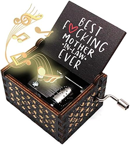 Укебобо дрвена музика кутија- ти си мојата музичка кутија за сонце, подароци за мајка во закон- 1 сет