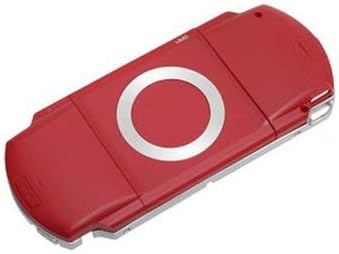 Ostent целосна куќичка за поправка на куќиште + Замена на копчињата за Sony PSP 1000 конзола црвена