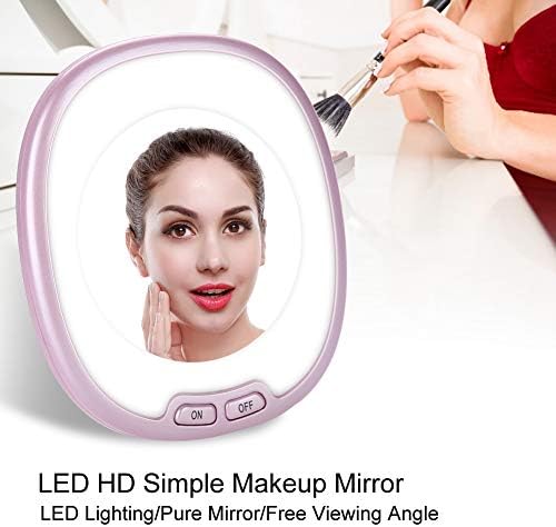 GFRGFH LED осветлување HD шминка огледало таблета суета огледало козметичко едно огледало, за дома, подарок