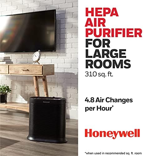 Honeywell HPA200 Hepa Прочистувач На Воздух Голема Просторија, Црна &засилувач; HRF-A300 пред Комплет филтер за прочистувач на воздух, HPA