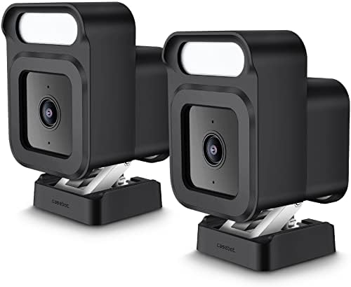 CaseBot Силиконски Кожи За Wyze Cam Рефлектор, Водоотпорен Сеопфатен Заштитен Капак Случај За Wyze Cam V3 Безбедносна Камера Со Комплет За Рефлектори