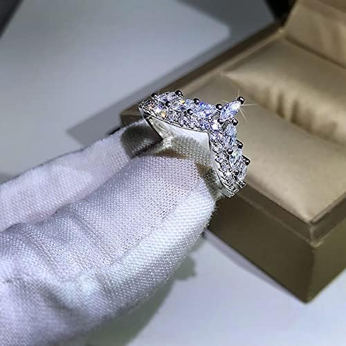 2023 година, со целосен дијамантски прстен за прстен за предни дијамантски лак за куќички, подароци змеј за момчиња