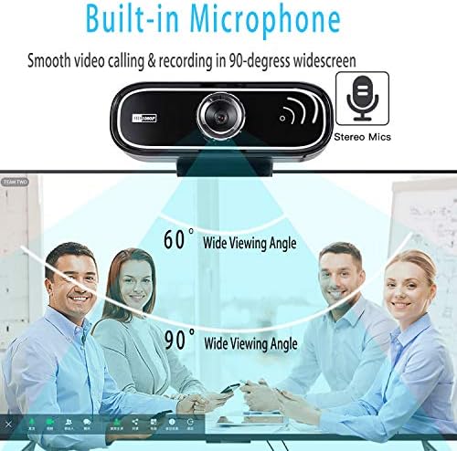 2021 Веб Камера Со Microphone Devog 1080p USB Компјутер Камера Веб Камера Со Микрофон За Десктоп КОМПЈУТЕР MC Лаптоп Со Рачна Леќа