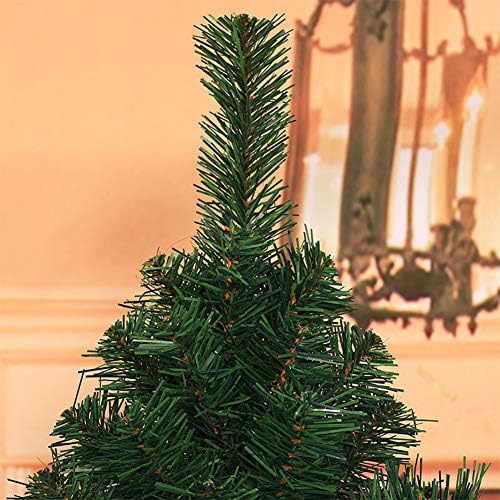 16,5ft Вештачка елка, премиум шаркиран еко-пријателски ПВЦ за празници за празници за Божиќ во преклопниот метален штанд, 6.000 совети