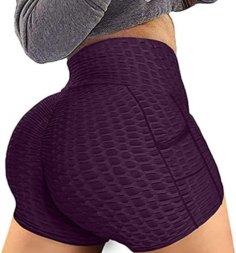 Миашуи јога панталони жени со џебови спортски јога шорцеви џеб модни женски панталони боја високи половини јога панталони за