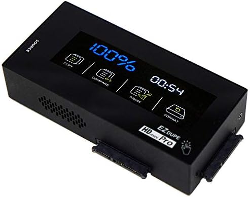 ЕЗ ДУПЕ Сохо Допрете HDmini Pro-1 до 3 SATA Хард Диск Дупликатор HDD 2.5 3.5 SSD Клонер Копир 300mb/s со Бришач На Екран На Допир