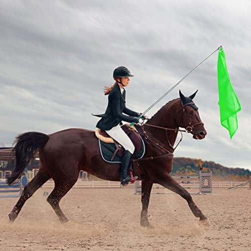 10 парчиња Знамиња За Обука На Коњи Опрема За Обука На Коњи Коњички Најлонски Знамиња Со Знаме За Обука На Јарболи Знаме За Коњи Знаме За Обука На Коњи Стап За Обука Н