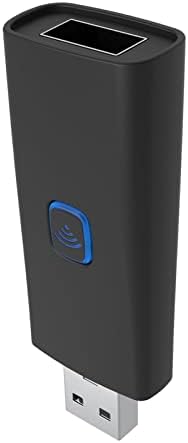 ИГРА Рачка USB Конвертор, Солиден Пренослив Црн Безжичен Контролер Адаптер Професионален Стабилен Пренос За Игра Контролер