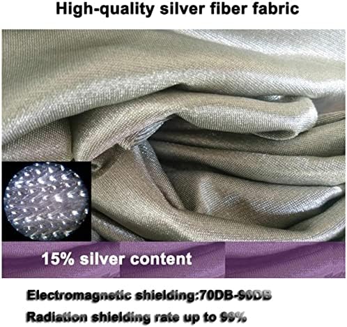 Анти-зрачење ткаенина Сребрена влакна ткаенина блокирајќи го RF EMF WiFi зрачење Анти-статички костум за облека 1,5м/59in ширина