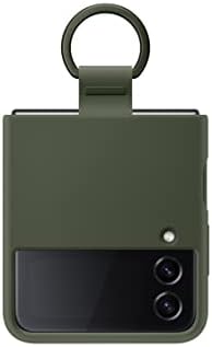 SAMSUNG Galaxy Z Flip4 Размавта Кожа Покритие, Заштитни, Премија, Луксузни Телефон Случај Со Тенок Стил Дизајн, Американската Верзија, Црна