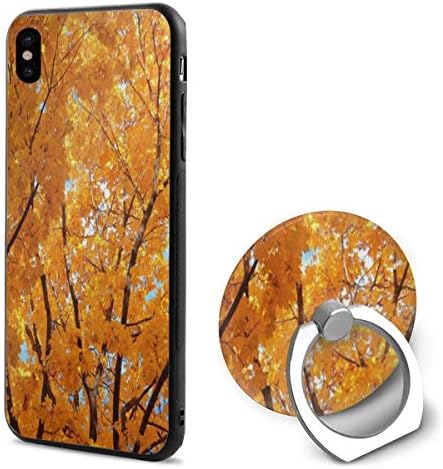Капетан Викинг Прилагодена телефонска кутија со штанд есенски пејзаж шумско дрво прстен на мобилниот телефон Тенок компјутер тврда лесна заштита