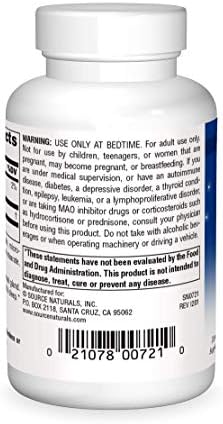 Извор Натуралска наука за спиење Мелатонин 1 мг - Безбедно, формирање на не навика - 300 таблети