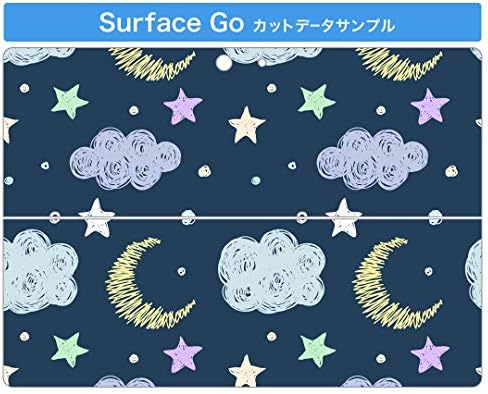 Декларална покривка на igsticker за Microsoft Surface Go/Go 2 Ултра тенки заштитнички налепници на телото 0099904 Илустрација на воздушна starвезда