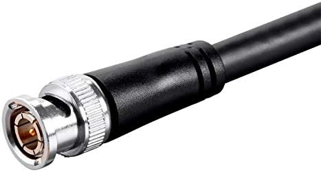 Видео кабел Monoprice - 250 стапки - црна | Кабел Viper Series HD-SDI RG6 BNC-18 AWG 75-OHM трансфери HD-SDI видео сигнали преку RG6