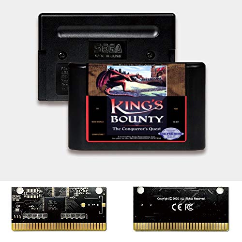 Баунти на Адити Кинг - САД етикета Флешкит МД Електролесна златна PCB картичка за Sega Genesis Megadrive Video Game Console